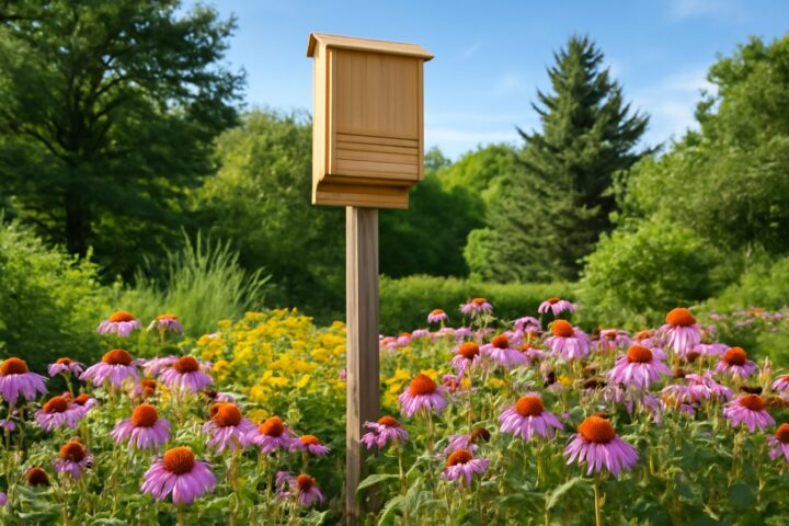 bat house garden