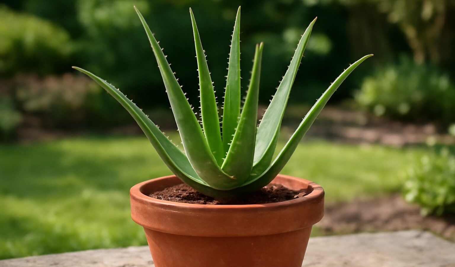 aloe vera plant pot