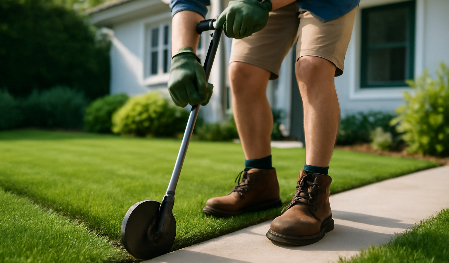 Edge a Lawn for Crisp, Clean Borders