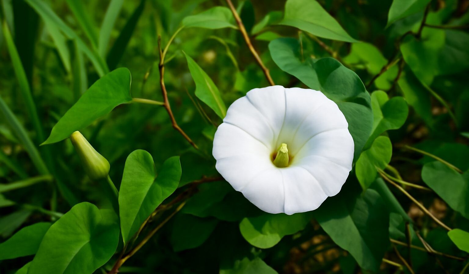 bindweed white flower vine