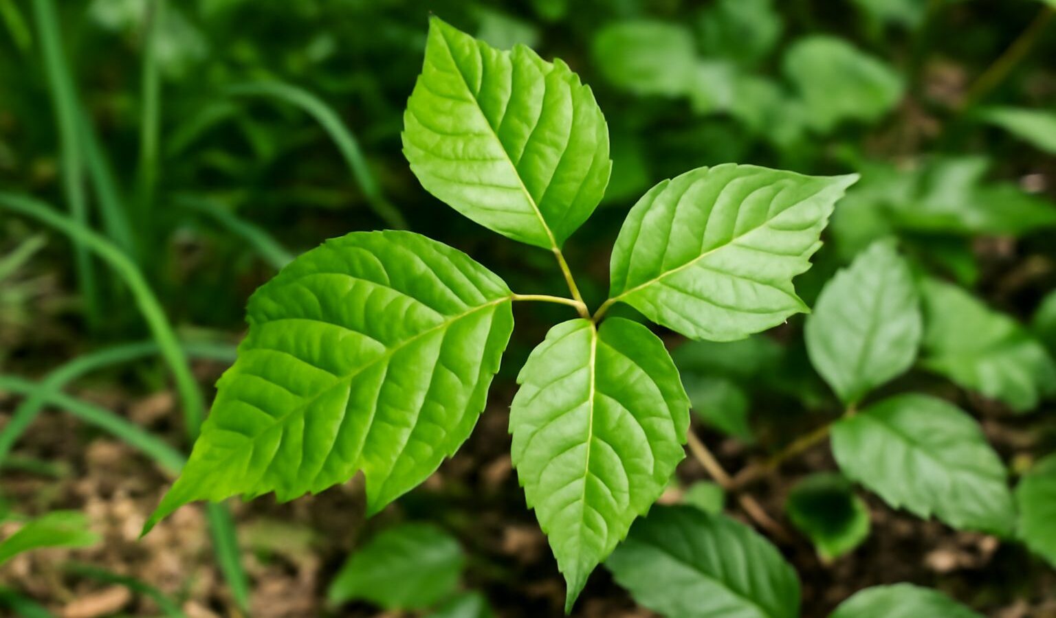 poison ivy leaves