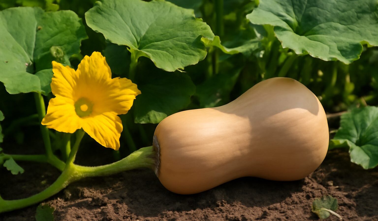 butternut squash vine