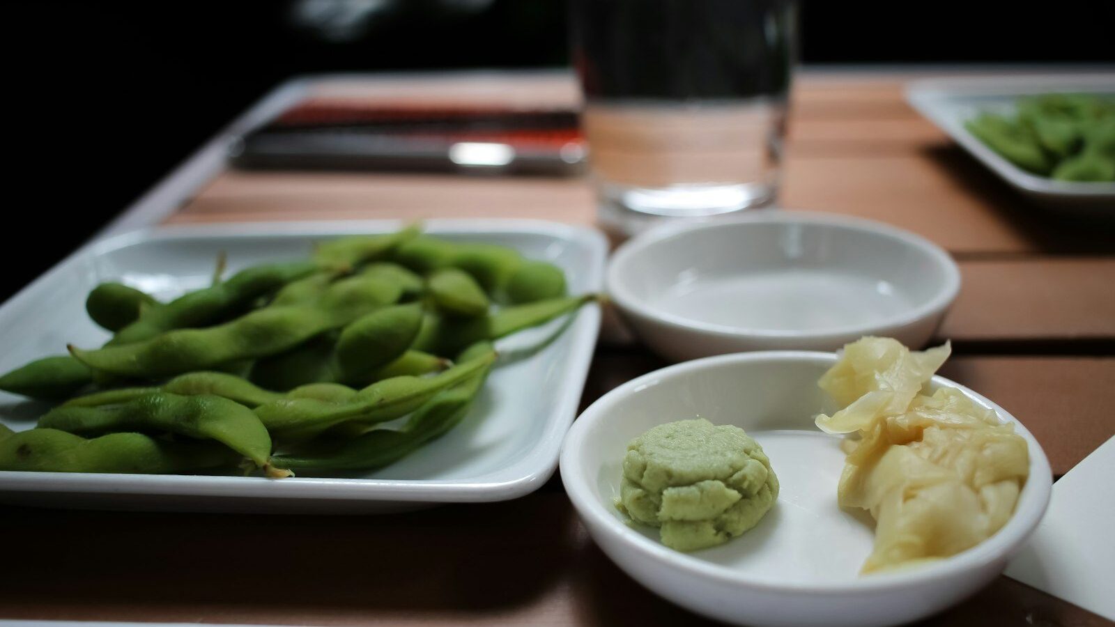 green vegetable on white ceramic bowl