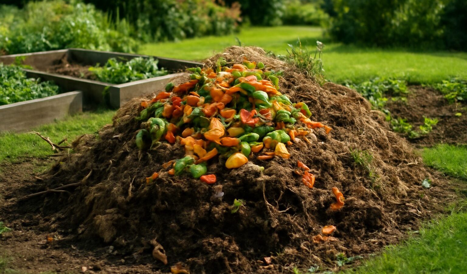 compost pile garden