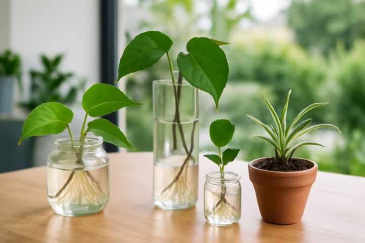 Propagate Houseplants in Water: Cuttings, Roots & Potting Up