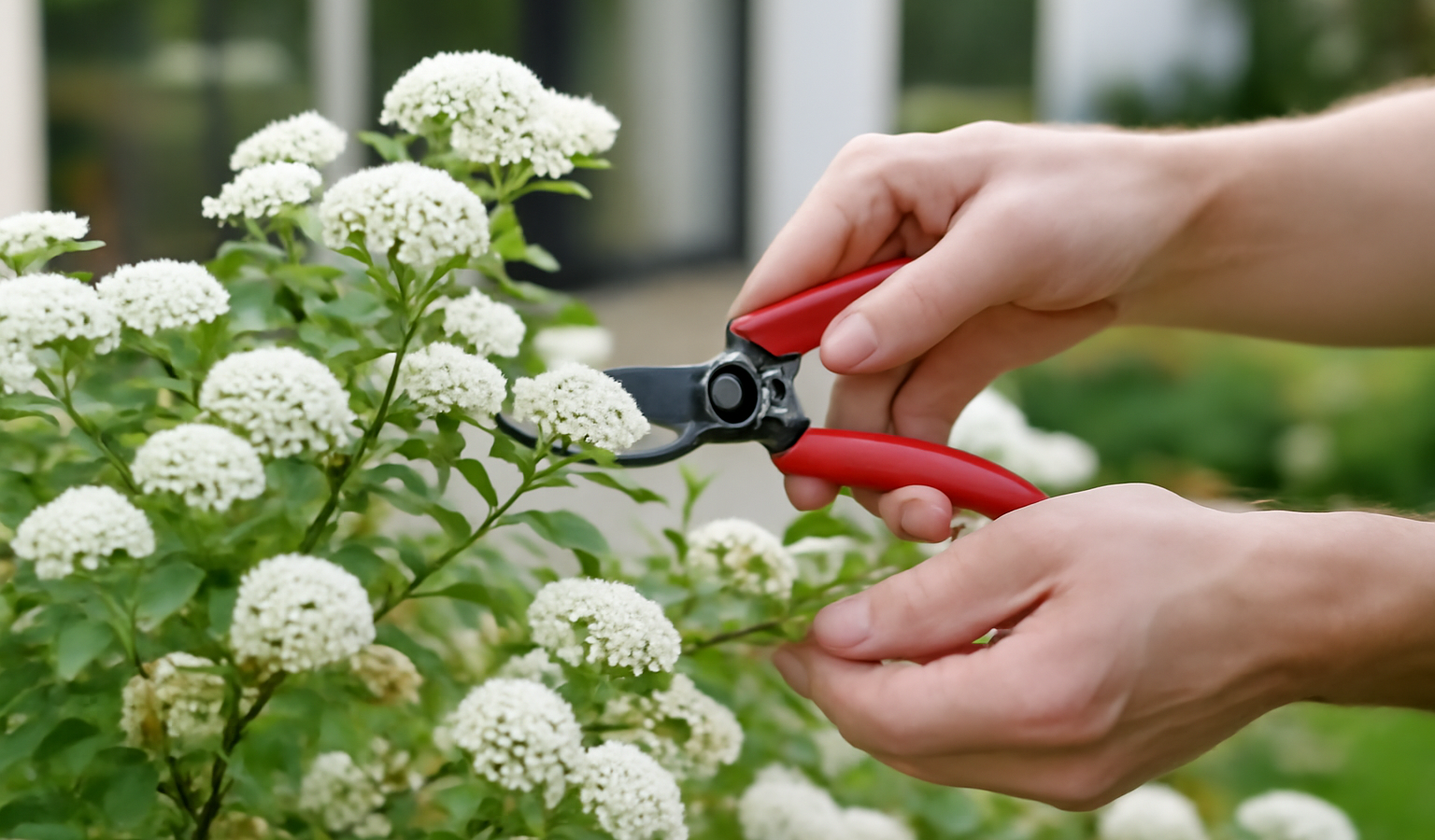 Prune Spirea for More Blooms and a Tidy Shape