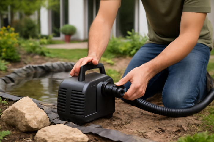 Set Up a Pond Pump: Sizing, Placement & Plumbing