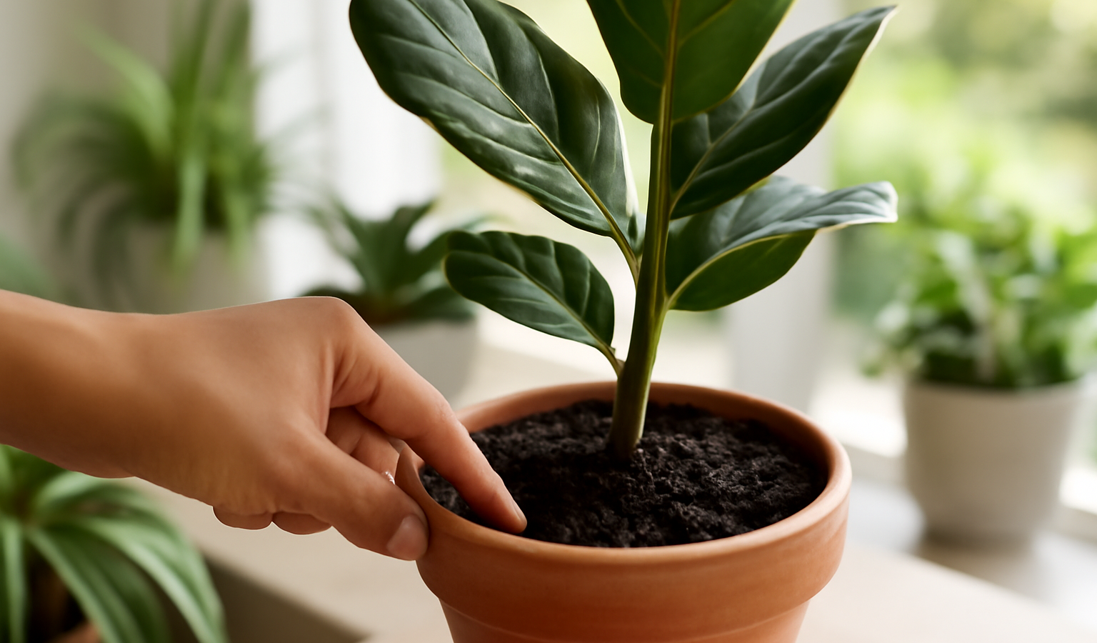 Tell When to Water Houseplants