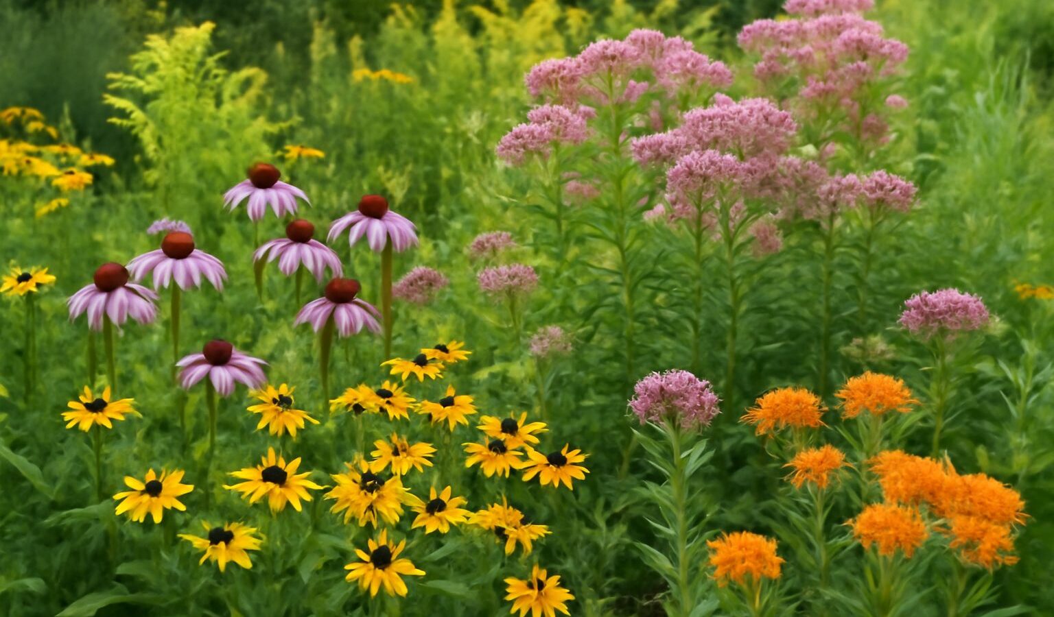 native wildflower garden