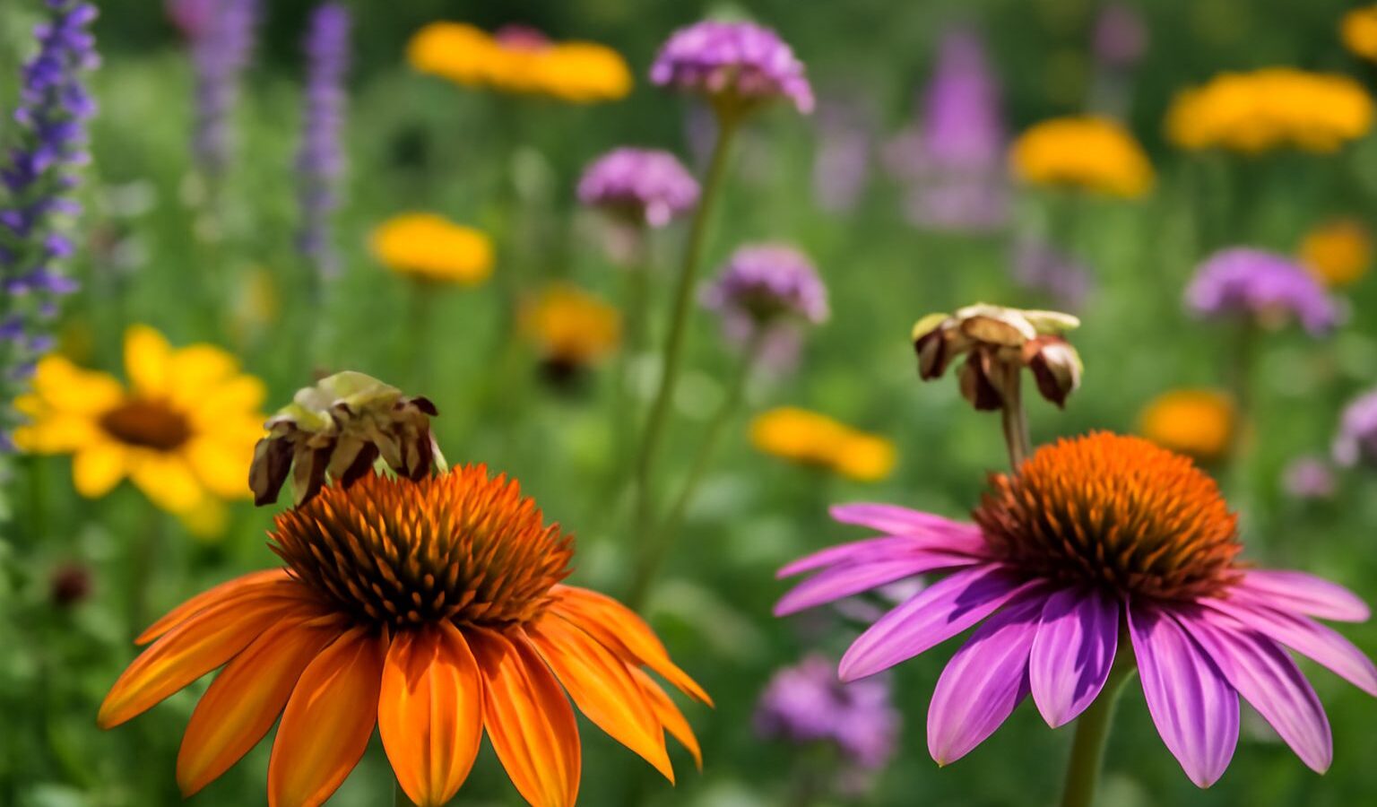 pollinator garden bees flowers