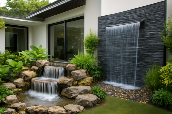 Pondless Waterfalls and Water Walls in Singapore