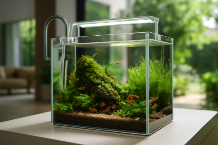 Shrimp Tank Aquascaping in Singapore