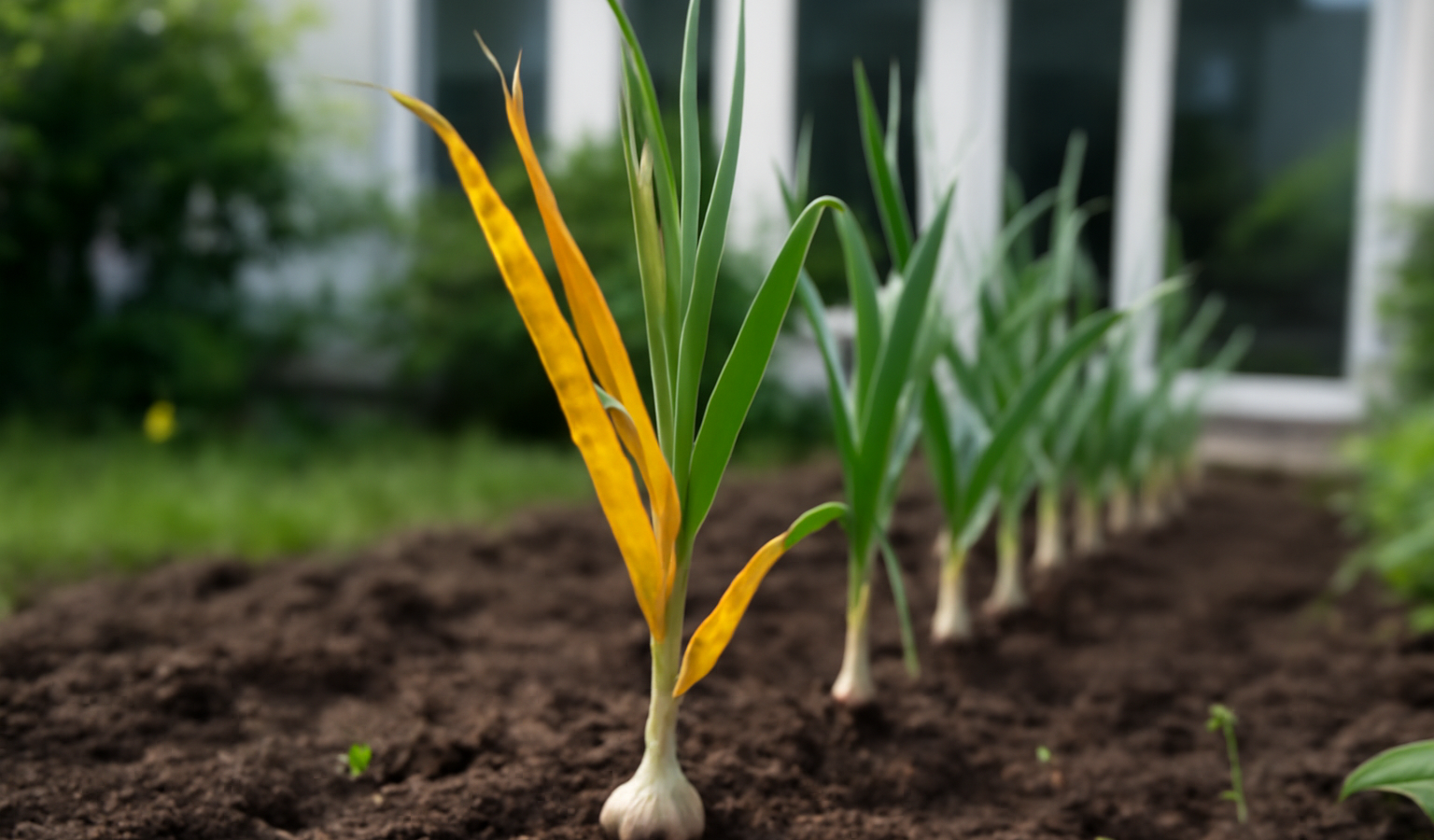 Why Are My Garlic Leaves Turning Yellow?