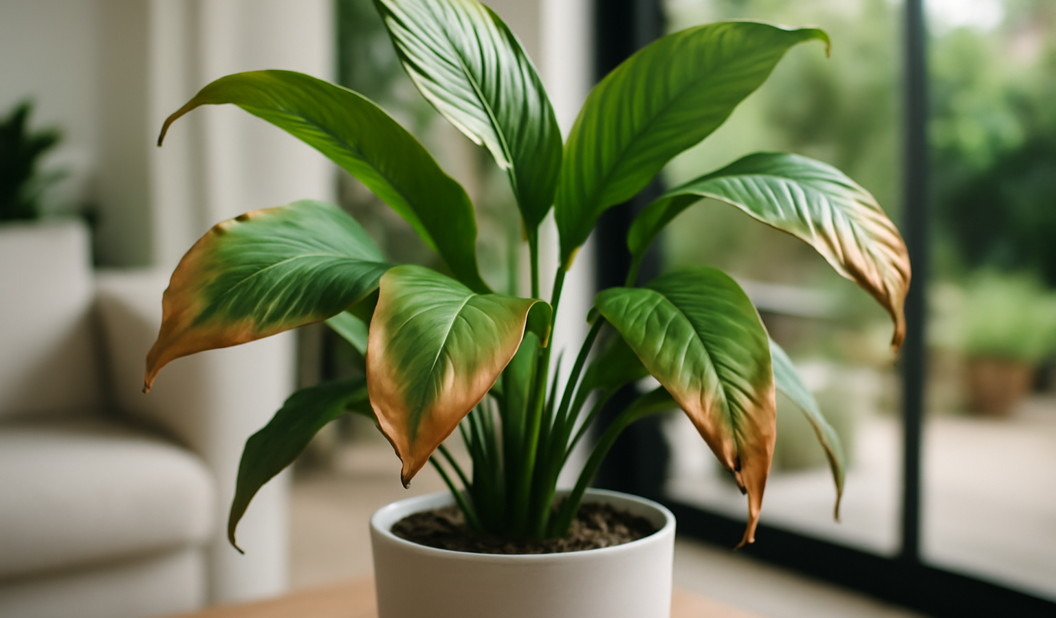 Why Are My Peace Lily Leaves Turning Brown?
