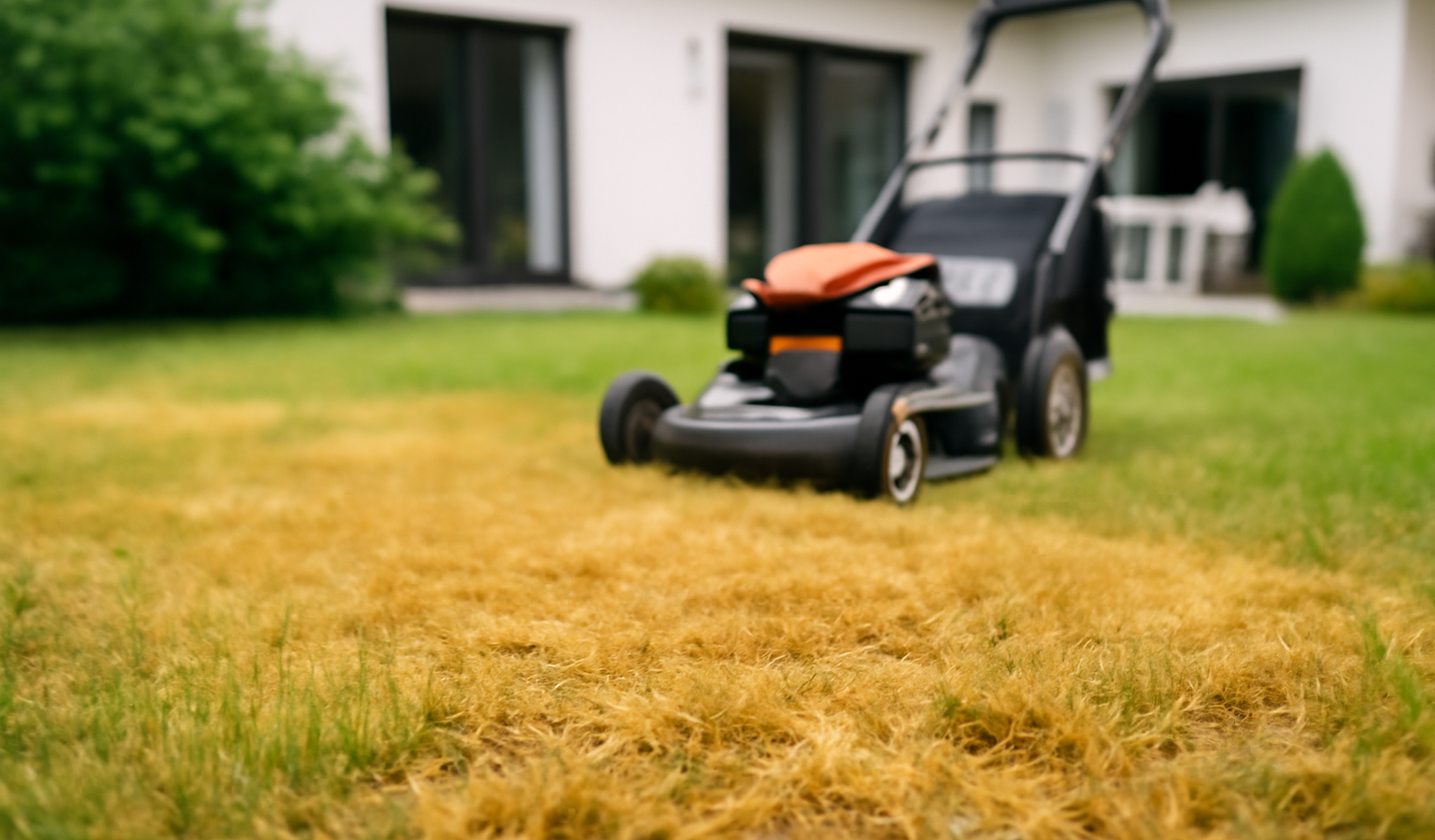 Why Is My Grass Yellow After Mowing? Causes & Fixes