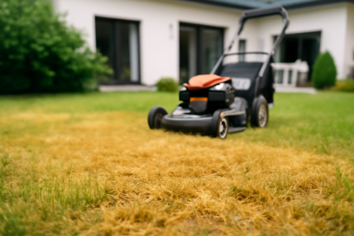 Why Is My Grass Yellow After Mowing? Causes & Fixes