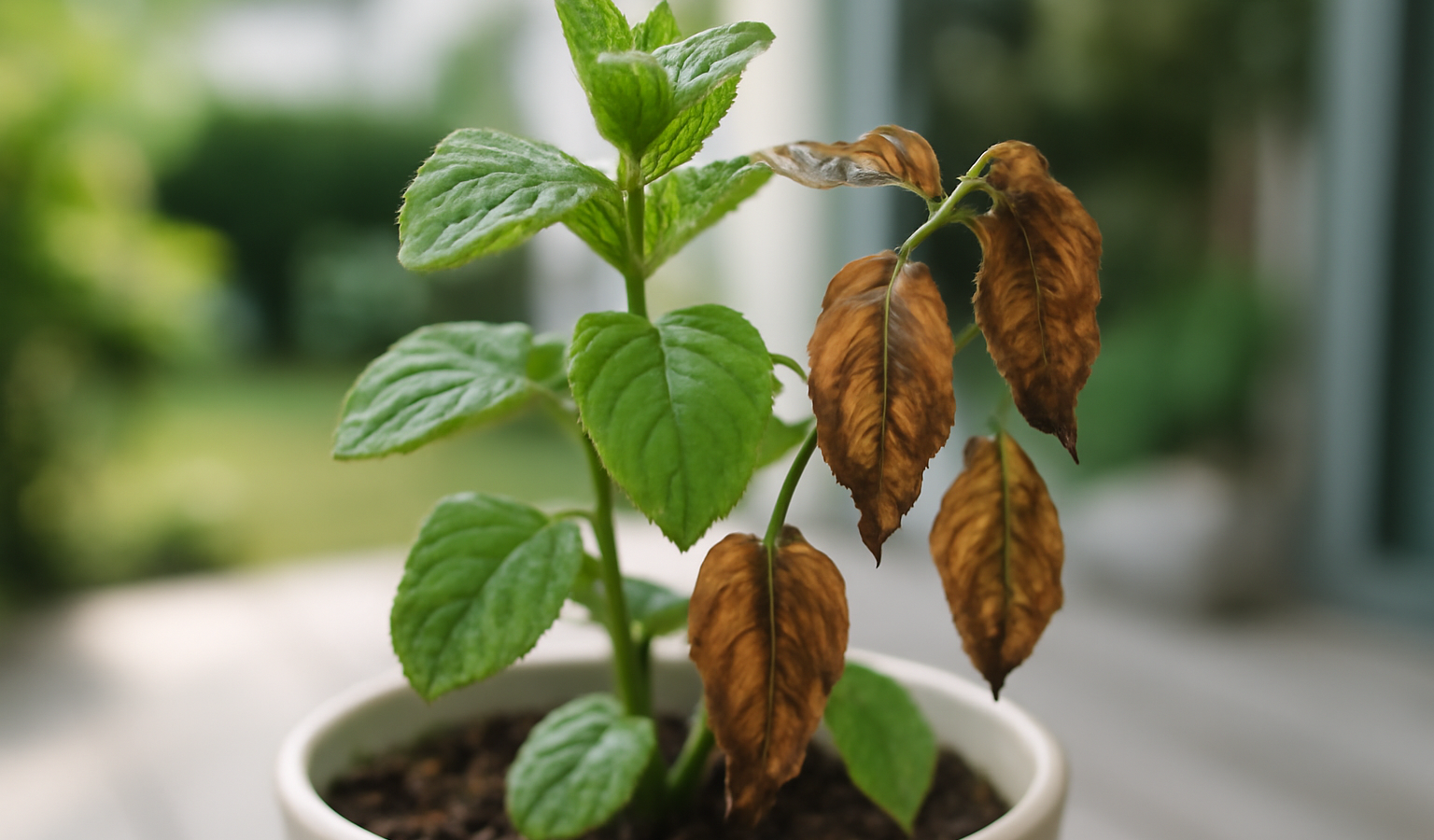 Why Is My Mint Turning Brown?